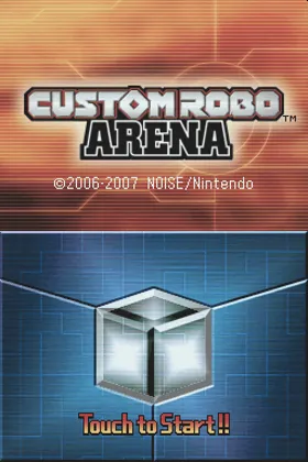 Custom Robo Arena (USA) screen shot title